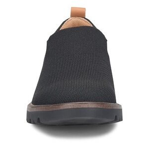 Comfortiva Black Slip-On Shoes
